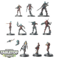 Infinity - 10x Nomads Action Pack - bemalt
