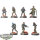 Rebellen - 7x Rebel Troopers klassisch - bemalt