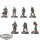 Rebellen - 7x Rebel Troopers klassisch - bemalt