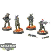 Rebellen - 4x Rebel Troopers Upgrade - bemalt