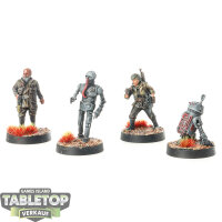 Rebellen - 4x Rebel Specialists Personnel - bemalt