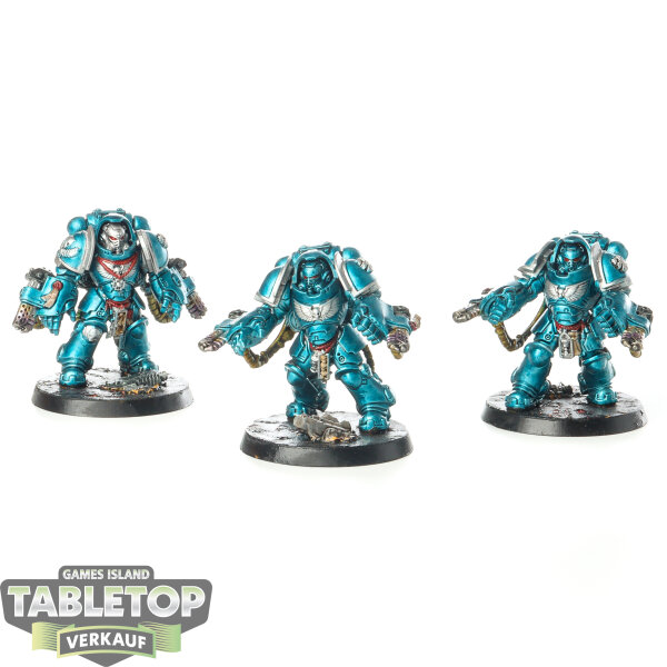 Space Marines - 3x Aggressor Squad - bemalt