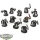 Orks - 11 Ork Boyz - teilweise bemalt