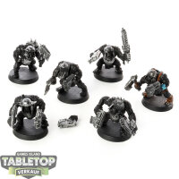 Orks - 6 Ork Boyz - teilweise bemalt
