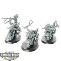 Orks - 3x Ork Warbiker Mob - unbemalt