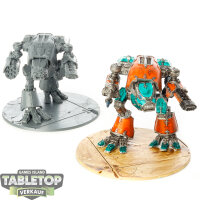 Legion Imperiales - 2 x Warhound Titans - teilweise bemalt