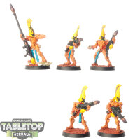 Aeldari - 5 x Fire Dragons klassisch - bemalt