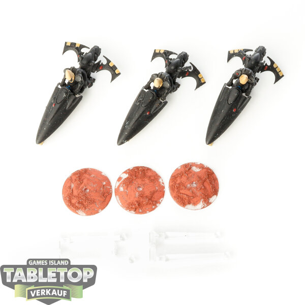 Aeldari - 3 x Windriders - bemalt