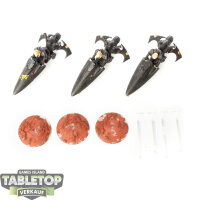 Aeldari - 3 x Windriders - bemalt