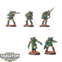 Astra Militarum - 5 x Tempestus Scions - bemalt