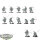 HdR Figuren - Gut - 12 x Rangers of Middle-earth - unbemalt