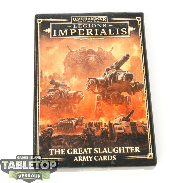 Legion Imperiales - The Great Slaughter Army Cards - englisch