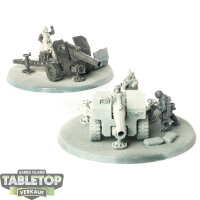 Astra Militarum - 2x Field Ordnance Battery - teilweise...