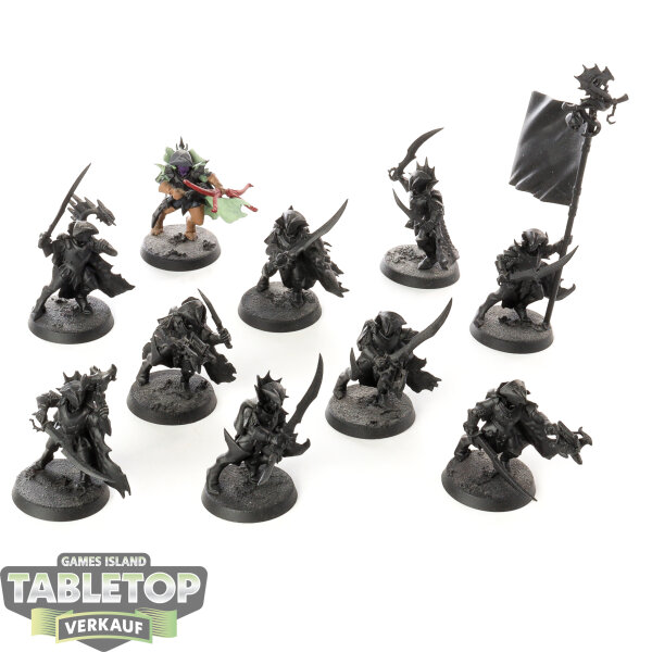 Cities of Sigmar - 10x Black Ark Corsairs - teilweise bemalt