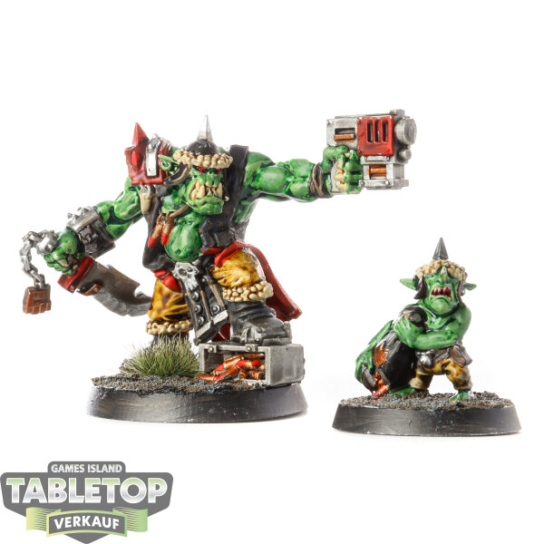 Orks - Gorzag Gitstompa and Nikkit - bemalt