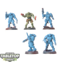 Space Marines - 5 Primaris Reivers - teilweise bemalt