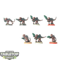 Tyraniden - 6 Termagants klassisch - bemalt