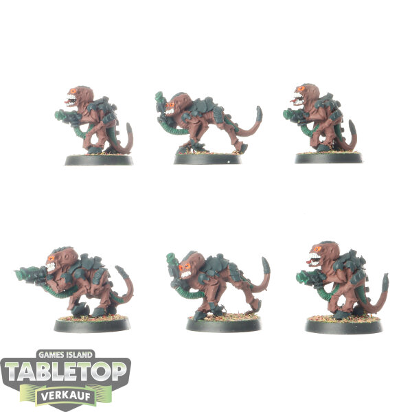Tyraniden - 6 Termagants klassisch - bemalt