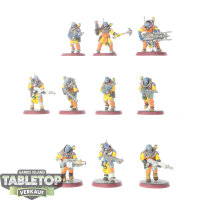 Genestealer Cults - 10 Neophyte Hybrids - bemalt
