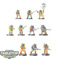 Genestealer Cults - 10 Neophyte Hybrids - bemalt