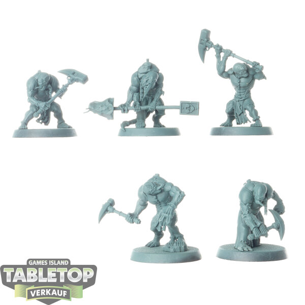 Genestealer Cults - 5 Aberrants - grundiert