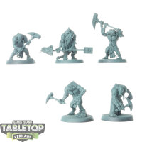 Genestealer Cults - 5 Aberrants - grundiert