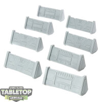 Gelände & Zubehör - 8x Barricades Pack -...