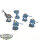 Space Marines - 5x Scouts - klassisch - teilweise bemalt