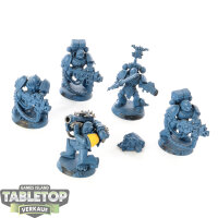 Space Wolves - 5x Long Fangs - teilweise bemalt