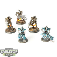Necrons - 5 Immortals - teilweise bemalt