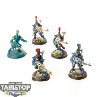 Aeldari - 5 Dire Avengers - teilweise bemalt