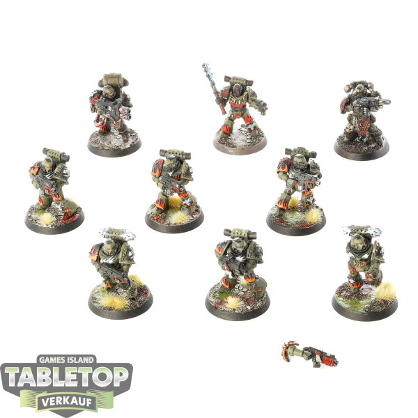 Miniaturen - 10 Dragons Knights - bemalt
