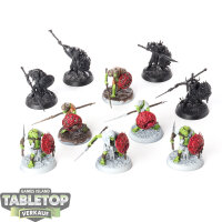 Orruk Warclans - 10x Gutrippaz - teilweise bemalt