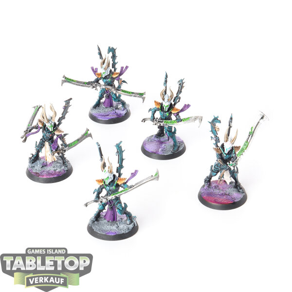 Drukhari - 5 Incubi - bemalt