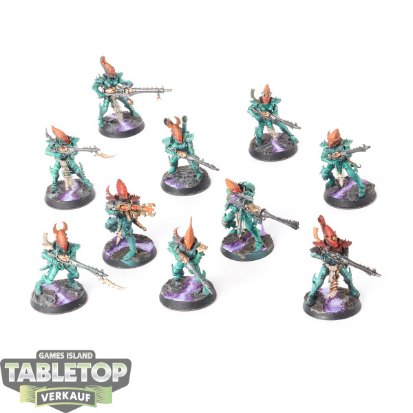 Drukhari - 10 Scourges - teilweise bemalt