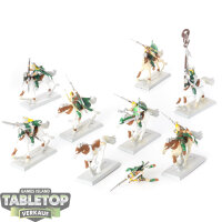 Wood Elf Realms - 8 Glade Riders - teilweise bemalt