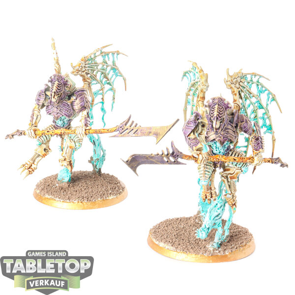 Ossiarch Bonereapers - 2 Morghast Archai - bemalt
