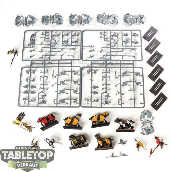 Kingdom of Bretonnia - 12 Knights of the Realm/Knights Errant - teilweise gebaut
