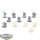 HdR Figuren - Gut - 12x Warriors of Rohan - teilweise bemalt