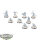 HdR Figuren - Gut - 9x Fellowship Of The Ring - unbemalt