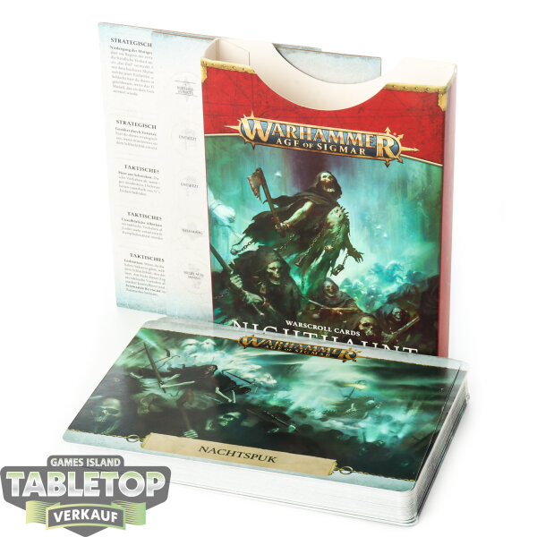 Nighthaunt - Warscroll Cards 3rd Edition - deutsch