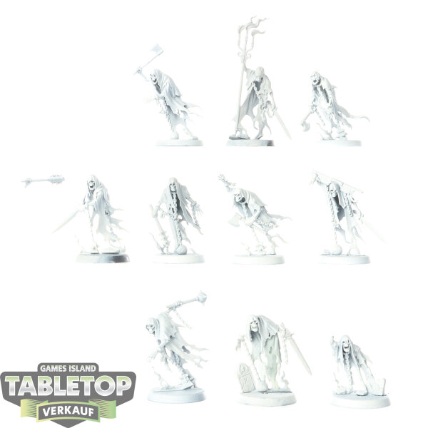 Nighthaunt - 10x Chainrasp Hordes - grundiert
