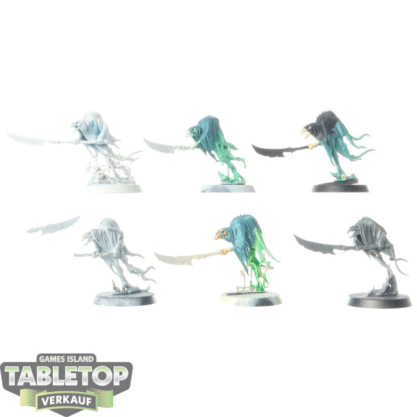 Nighthaunt - 6x Glaivewraith Stalkers - teilweise bemalt