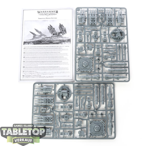 Horus Heresy - Tarantula Missile Battery - im Gussrahmen