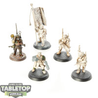 Astra Militarum - 5x Cadian Command Squad klassisch -...