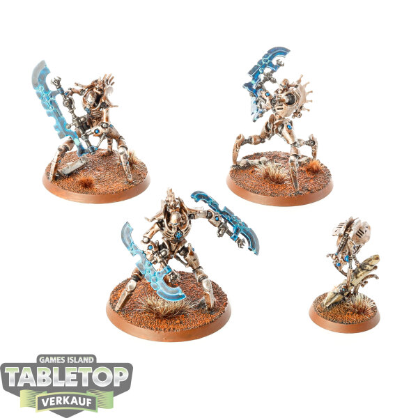 Necrons - 3x Skorpekh Destroyers - bemalt