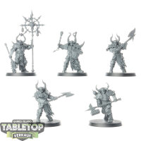 Slaves to Darkness - 5x Chaos Chosen - unbemalt
