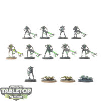 Necrons - 10 Necron Warriors - teilweise bemalt