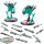 Aeldari - 2 War Walkers - bemalt
