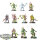 Death Guard - 10 Poxwalkers - teilweise bemalt